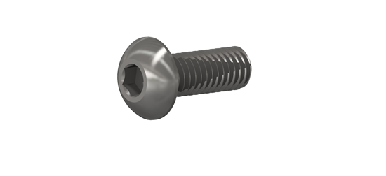 Picture of M3 x 10mm Button Head Cap Screw (50 pack)