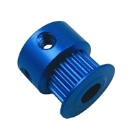 Picture of 20 Tooth GT2-6mm Timing Belt D-Shaft Pulley