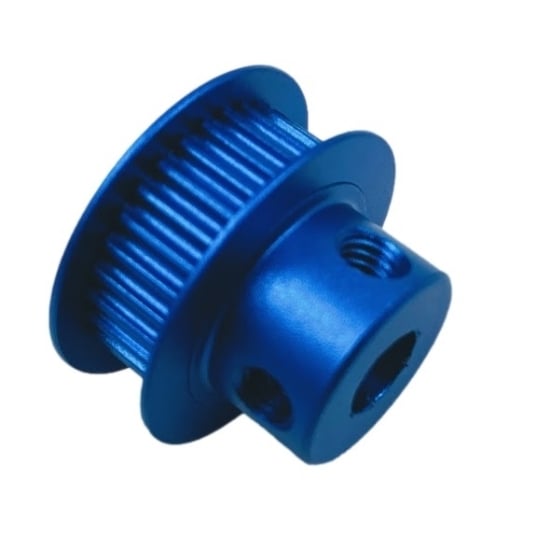 Picture of 30 Tooth GT2 6mm Timing Belt D Shaft Pulley