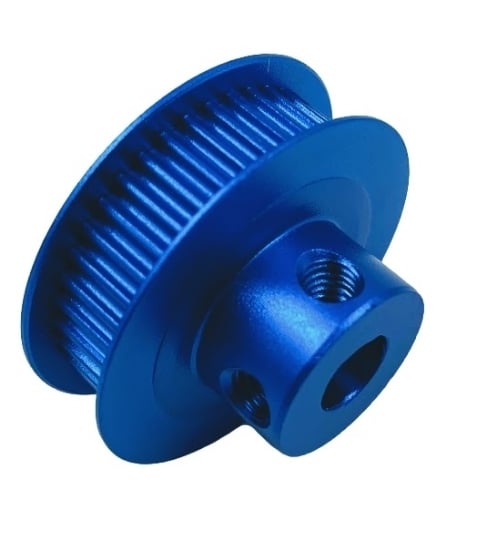 Picture of 40 Tooth GT2 6mm Timing Belt D Shaft Pulley