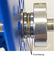 Small Thrust Ball Bearing 6mm ID, 12mm OD