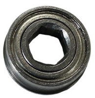 Picture of 6mm Hex-Shaft Flanged Bearing (12 pack)