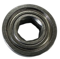 Picture of 6mm Hex-Shaft Flanged Bearing (12 pack)