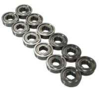 Picture of 6mm Hex-Shaft Flanged Bearing (12 pack)