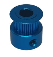 Picture of 20 Tooth GT2-6mm Timing Belt Hex Shaft Pulley