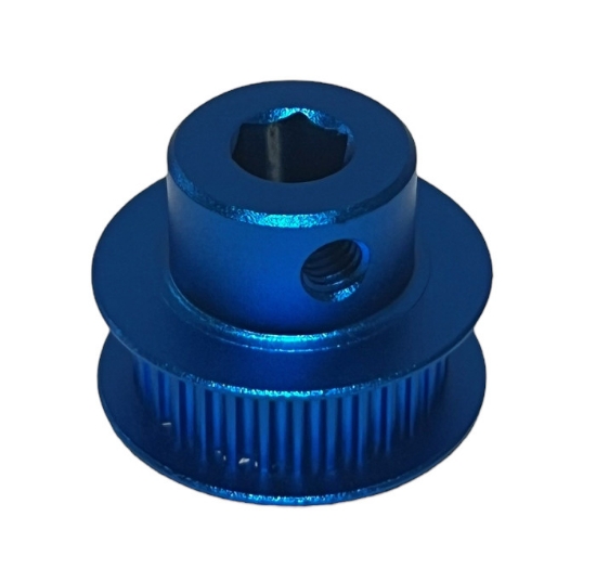Picture of 30 Tooth GT2-6mm Timing Belt Hex-Shaft Pulley