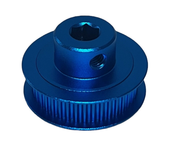 Picture of 40 Tooth GT2-6mm Timing Belt Hex-Shaft Pulley