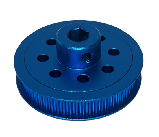 Picture of 60 Tooth GT2-6mm Timing Belt Hex-Shaft Pulley