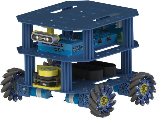 Picture of The Mecanum Stack Robot - Autonomous Mobile Robotics Trainer