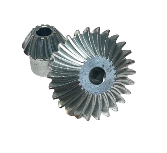 Picture of 13 and 26 Tooth Hex Shaft Helical Bevel Gear Set