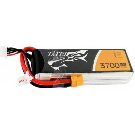 Picture of Tattu 3700mAh 45C 4S1P Lipo Battery Pack with XT60 Plug 