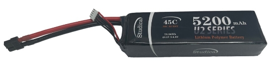 5200mAh-45C-14.8V-4S LiPo Battery with XT60 Connector | Studica
