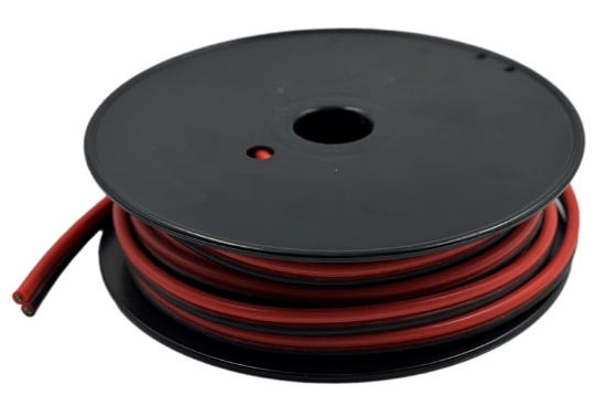 Picture of 10AWG Red/Black Flexible Silicone Bonded Wire 15m