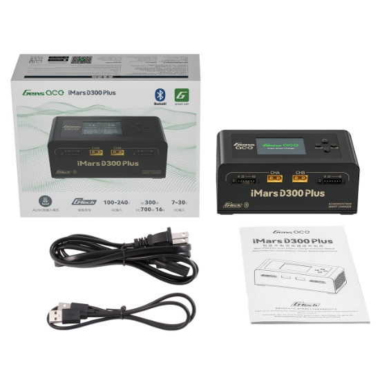 Picture of Gens Ace iMars D300 Plus G-Tech AC/DC Balance Charger - Black
